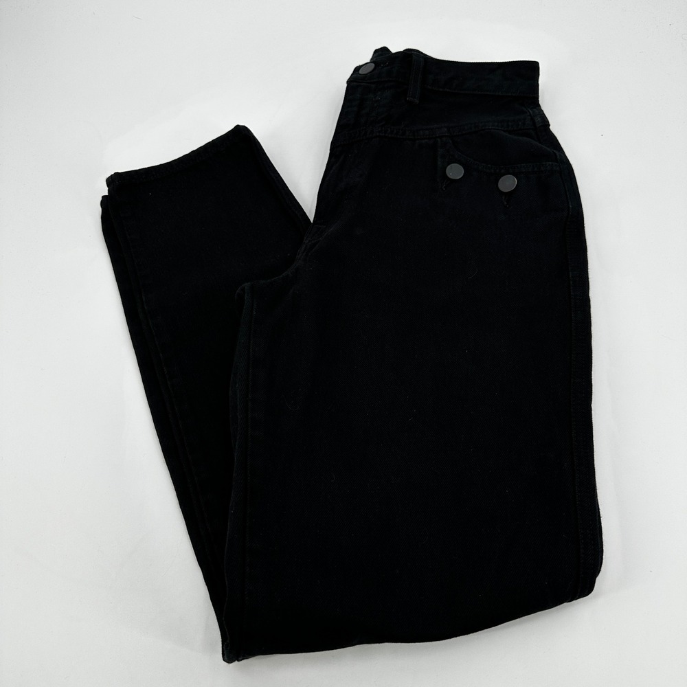 J Brand‎ x Elsa Hosk Elsa Playday High Rise Tapered Jeans Holiday Black 27 Edgy